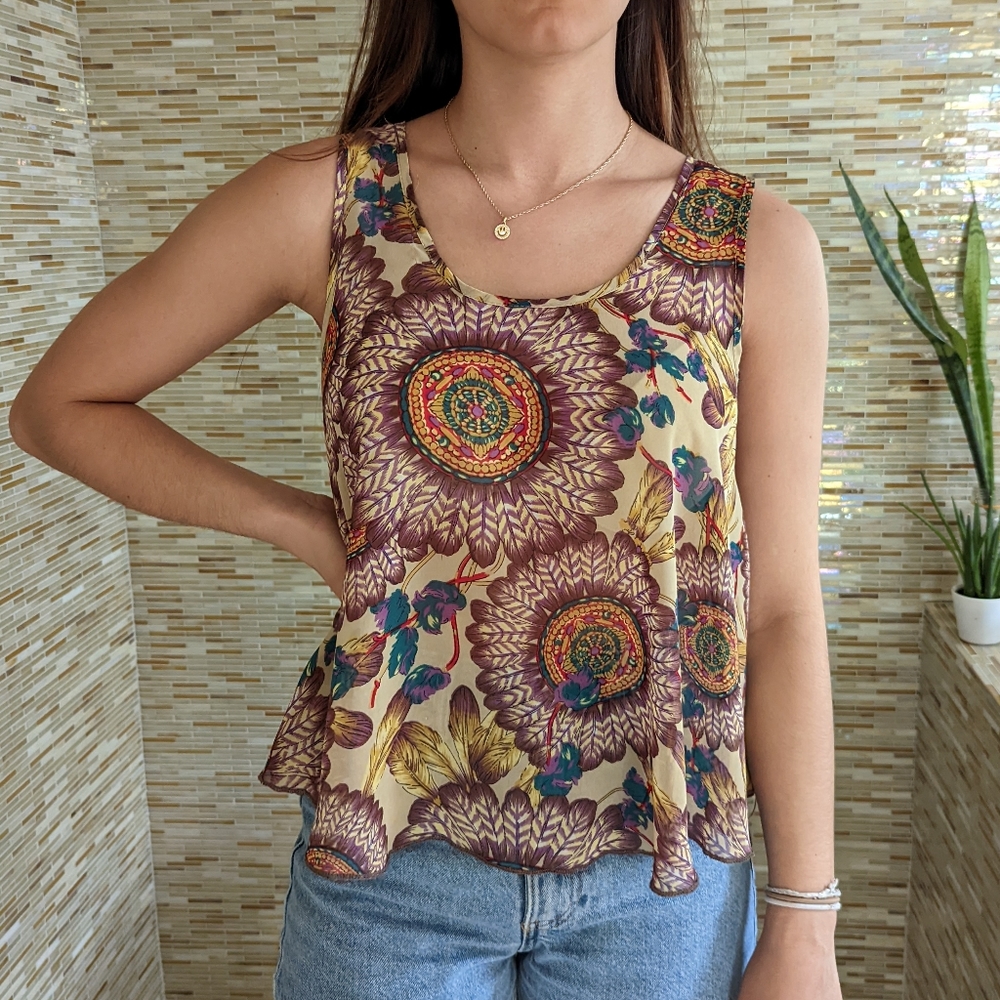 Dreamcatcher Lace Back Top S